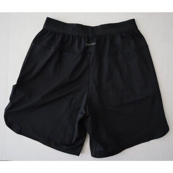 adidas HB6526 Men's Sz Small Black 7" Designed For Training HEAT.RDY HIIT Shorts - Picture 2 of 11